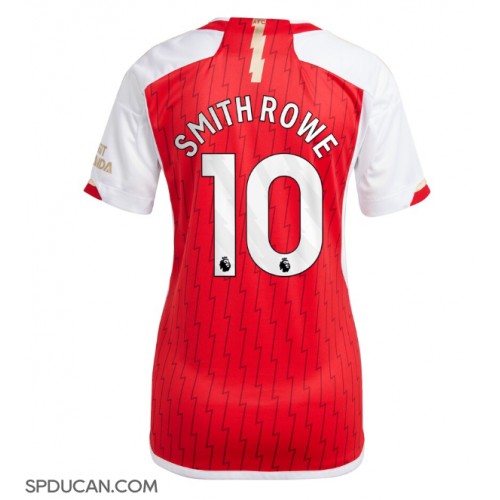 Zenski Nogometni Dres Arsenal Emile Smith Rowe #10 Domaci 2023-24 Kratak Rukav